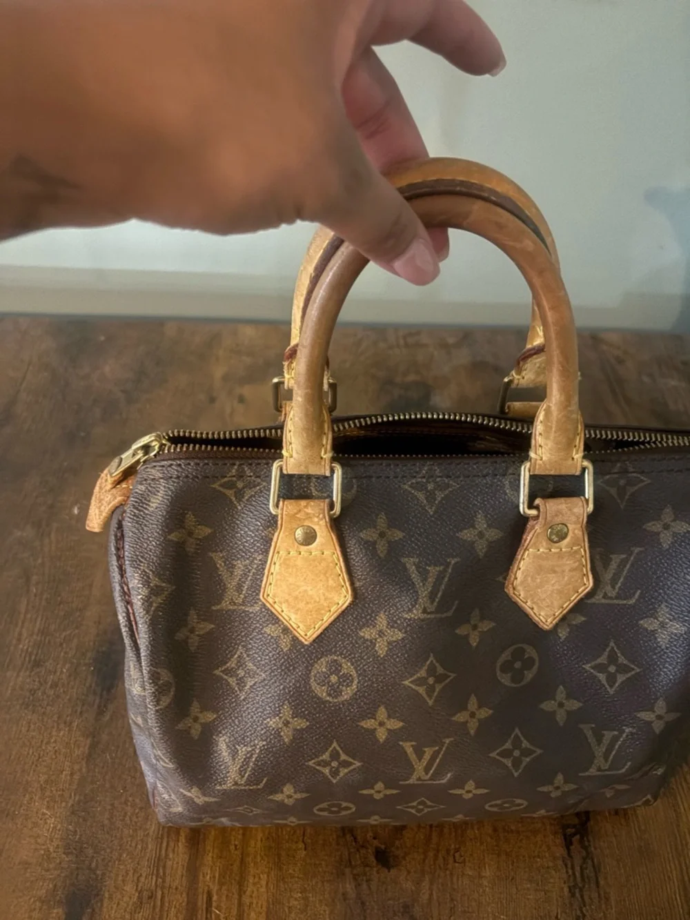 Louis Vuitton Brown Monogram Canvas Speedy 25 - Picture 2 of 8